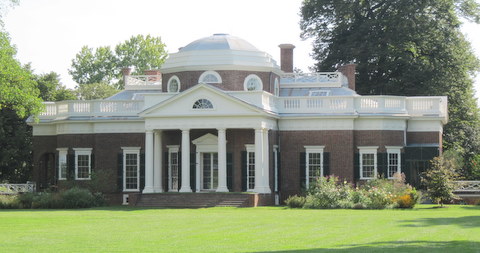 Monticello outside Charlottesville, Virginia